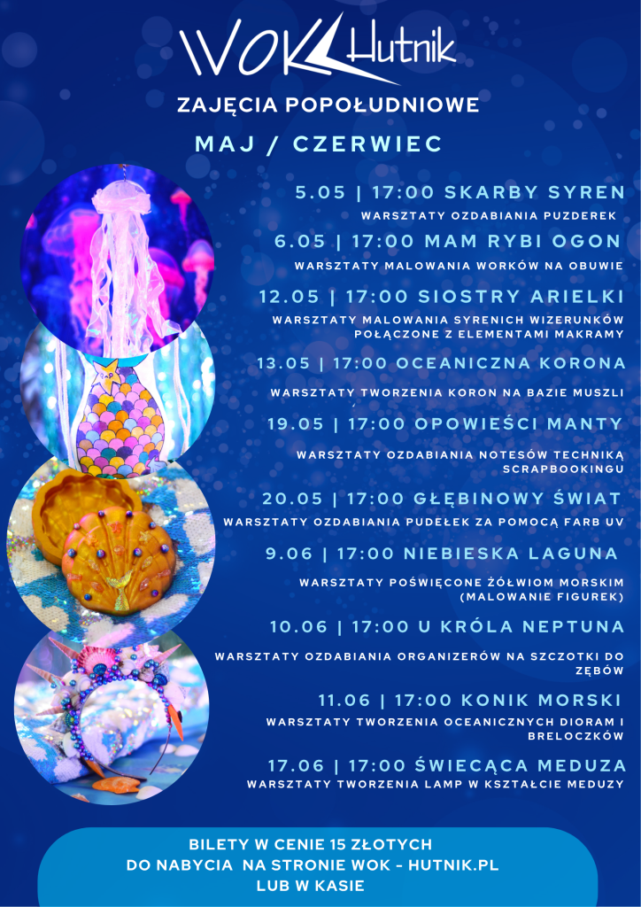 Warsztaty artystyczne w maju i czerwcu
