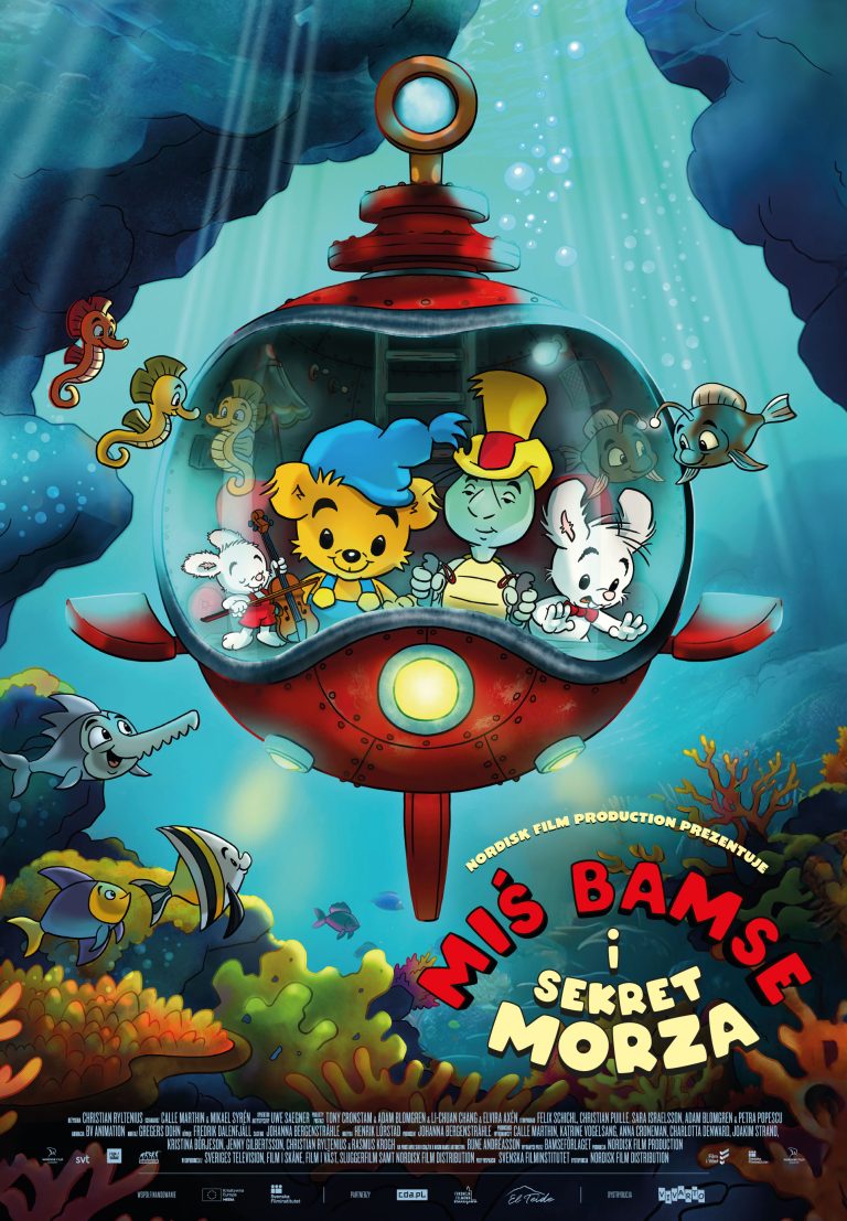 plakat filmu Miś Bamse i sekret i morza