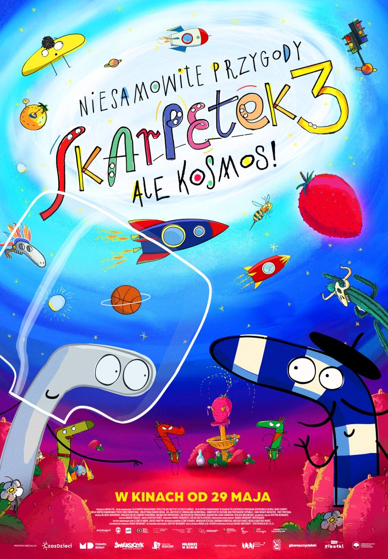 plakat niesamowite przygody skarpetek